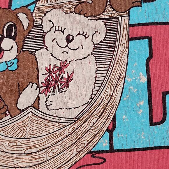 Vintage 1991 University-of Italy Shirt Womens Medium 18x26 Pink - Picture 11 of 15